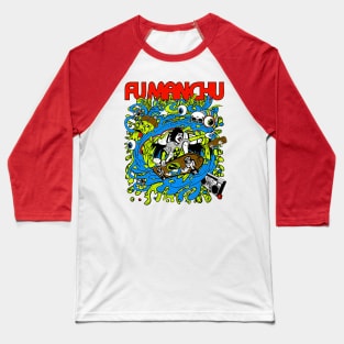 Fu Manchu Baseball T-Shirt